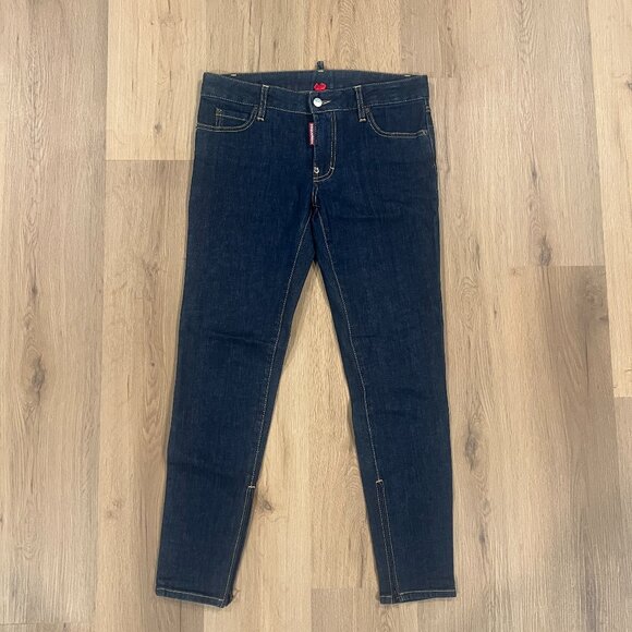 DSquared2 Skinny Jennifer Blue Jeans Size 40 - Picture 2 of 8